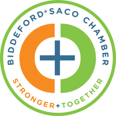 Biddeford-Saco Chamber of Commerce (Stronger Together) logo